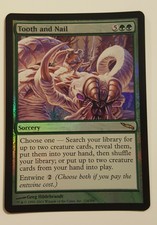 FOIL Tooth and Nail Mirrodin MTG Magic the Gathering Greg Hildebrandt