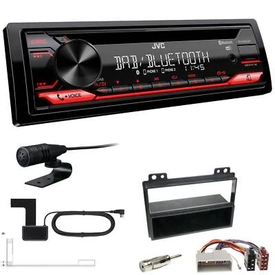 JVC KD-DB622BT DAB inkl Antenne Bluetooth USB Set für Ford Fusion 2002-2005 - Bild 1 von 4