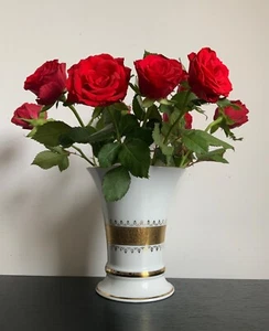 Royal KPM Bavaria Porzellanvase mit Golddekor,Handarbeit, 13 cm - Bild 1 von 7