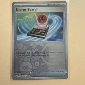 Juego de cartas coleccionables Energy Search 172/198 holograma inverso Pokémon: escarlata y violeta casi nuevo (nuevo) - Imagen 1 de 4