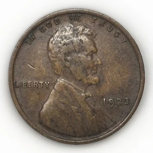 1923-S Lincoln Wheat Cent G/VG X-328 - Bild 1 von 2