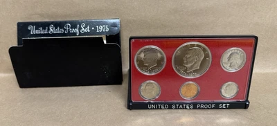 1975 S Proof Set Original Box 6 Coins US Mint - Image 1 of 4