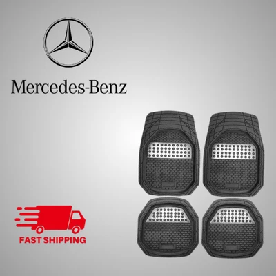 Alfombrillas de goma personalizadas para todos los climas Mercedes-Benz 4 piezas Foto 1 de 4