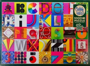 Cobble Hill gefundenes Alphabet 1000-teiliges Puzzle von Shelley Davies ~ vollständig - Bild 1 von 8