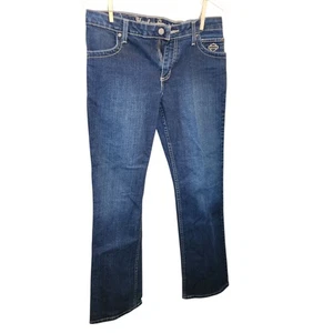 Harley Davidson Jeans Damen 4 Regular Boot Cut Hog Biker - Bild 1 von 7