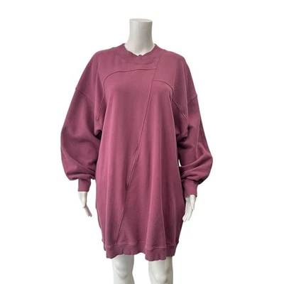 128 美元 Lululemon Plumful 紫色 破碎 Beats 法国 Terry 毛衣 连衣裙 尺寸  — 第 1/4 张图片