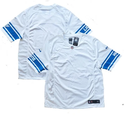 DETROIT LIONS Jersey Mens LARGE Nike Throwback American Football NFL Shirt Retro - Image 1 of 4