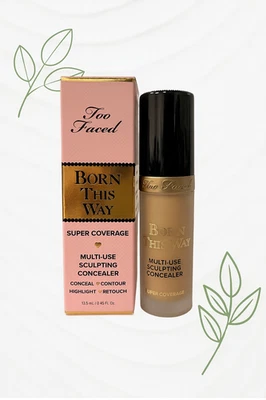 Too Faced Born This Way Super Coverage Concealer Sand Full Size Longwear NEW - Image 1 of 2