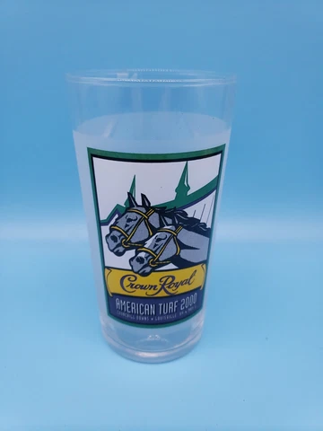Crown Royal Racing  Glass American Turf Churchill Downs Glass Tumbler 2000 Cover