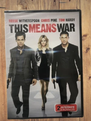 This Means War (DVD, 2012) - Sealed Reese Witherspoon Chris Pine Tom Hardy Foto 1 de 2