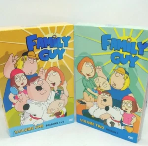 Family Guy π€ Sealed Volume 1 & Vol 2 Seasons 1, 2, & 3 (2 DVD Lot 1999) - Picture 1 of 9