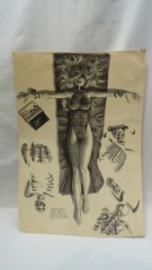 Joseph Michael Linsner 1990 ESTAMPADO LLORO POR EL AMANECER DIFÍCIL DE ENCONTRAR CHICA SEXY - Imagen 1 de 10