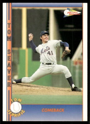 1992 Pacific Tom Seaver #27 Tom Seaver - Image 1 of 2