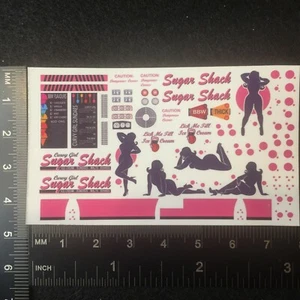 Clear 1:64 Waterslide Decal for Ice Cream Truck Quick Bite Sugar Shack - Picture 1 of 9
