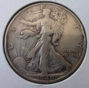 1940 S Better Grade Walking Liberty Silver Half Dollar,  (40SJE1) - Picture 1 of 6