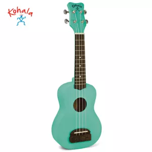 Kohala KT-SSG Tiki Series Beginner Soprano Ukulele Seafoam Green Satin Finish - Picture 1 of 1