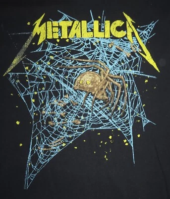 METALLICA "Black Widow" (MED) T-Shirt James Hetfield - Image 1 of 2