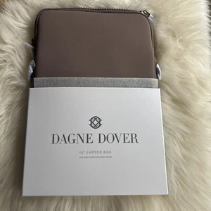 BNWbagDagne Dover 13” Universal Laptop Case Crossbody Bag - Cream - Picture 1 of 17