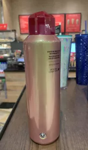 Starbucks Glitter Stainless Water Bottle Cup Cold Tumbler Gem Top 20oz Holiday - Picture 1 of 10