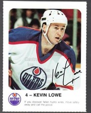 1986-87 Edmonton Oilers Red Rooster #7 Kevin Lowe