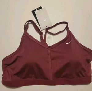 Nike CZ4456-689 Dri-Fit Activewear Reggiseno Sportivo Donna, Taglia XXL, Marrone, Running - Foto 1 di 7