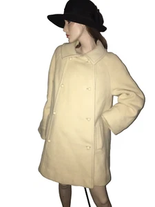 VTG 60's LILLI ANN SWING Double Breasted COAT PARIS SAN FRANCISCO MOD - Picture 1 of 10