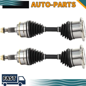 For 1999-10 Chevy GMC Silverado Sierra 2500 3500 HD 4WD Pair Front CV Axle Shaft - Picture 1 of 5