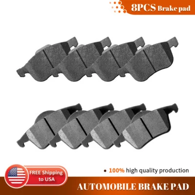 Front & Rear Ceramic Brake Pads Kit for 2001 - 2008 2009 Volvo S60 V70 S80 XC70 - Image 1 of 4