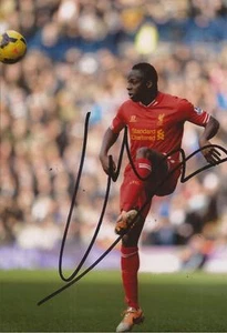 LIVERPOOL: ALY CISSOKHO FOTO AZIONE 6x4 firmata + certificato di autenticità - Foto 1 di 1