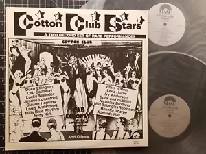 ELLA FITZGERALD Cotton Club Stars 2LPs 1984 DUKE ELLINGTON Louis Armstrong JAZZ - Picture 1 of 8