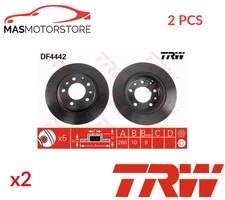 BRAKE DISCS SET PAIR REAR TRW DF4442 2PCS G FOR MAZDA 6.626V,PREMACY