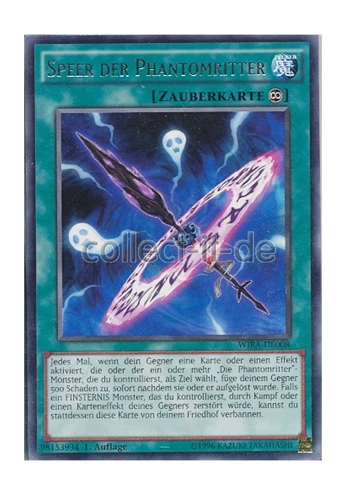 Yugioh - WIRA-DE008 Speer Der Phantomritter - Bild 1 von 1