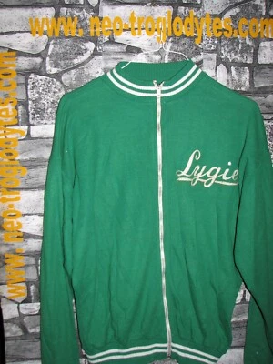#Vintage Cycling jersey shirt wool 60s Lygie  ciclismo maglia tuta bici Eroica - Immagine 1 di 2