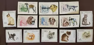 23 Francobolli Albania - Lotto#2097 - Cani e gatti - Foto 1 di 1