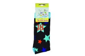 SIMPLY THE BEST 18 SOCKS - 18th Birthday Socks - BUY 1 PAIR GET 2 PAIRS FREE - Picture 1 of 1