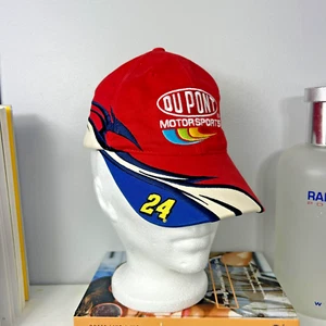 VINTAGE 1990s | NASCAR Jeff Gordon Dupont Motorsports Wave Snapback Hat - Bild 1 von 6