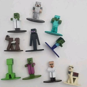10 pc Jada Nano MetalFigs Minecraft Dungeons Die-Cast Mini Figure - Picture 1 of 7