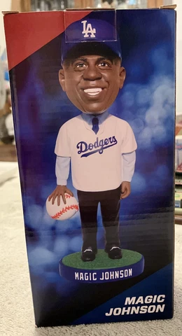 ⚾️Magic Johnson 2013 Los Angeles Dodgers Bobblehead SGA NIB MINT⚾️ Cover