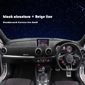 Copri cruscotto auto Alcantara personalizzato per Audi S3 RS3 2018 A3 2016-2019 - Foto 1 di 11