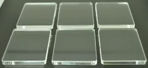 Stamping Blocks Acrylic Clear Plastic Perspex® 5mm Thick 6 pack 45mm x 55mm - Picture 1 of 4