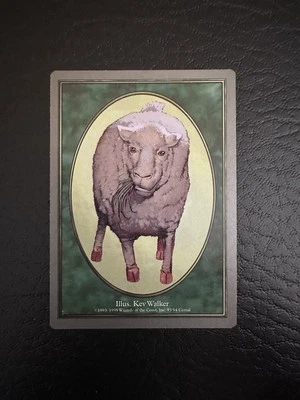 Magic The Gathering: Unglued Rare Near Mint  Sheep Token - Image 1 of 2