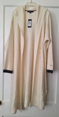 Длинный кардиган с капюшоном Tommy Hilfiger - Изображение 1 из 4