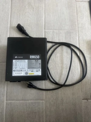 Corsair RM650 — Modular ATX Computer Power Supply PSU — 650W — 80 PLUS Gold - Image 1 of 4