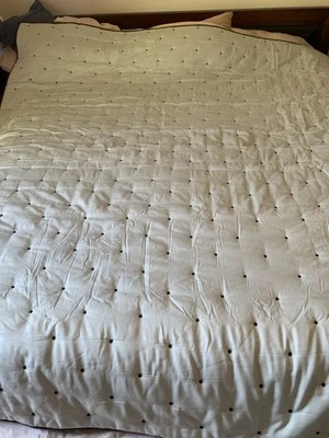 Edredón edredón reina lunares marrón verde restauración bebé y niño derecha + extra Foto 1 de 4