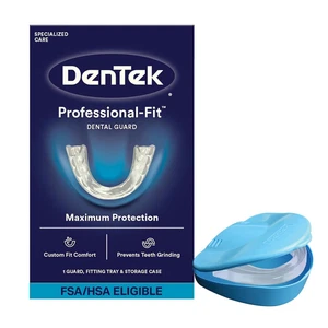 Protector bucal DenTek para rechinar dientes nocturnos protector dental de ajuste profesional - Imagen 1 de 12