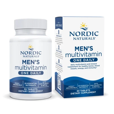 Nordic Naturals Men's Multivitamin One Daily, Unflavored -30 Tablets - Image 1 of 4