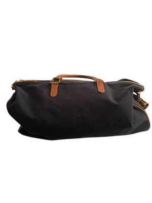 Bolso de Lona Ralph Lauren POLO Golf Lona Cuero Fin de Semana Azul Marino De Colección Foto 1 de 4