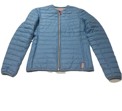 Chaqueta Hunter Original Mujer XS Azul Capa Media Puffer Embalable Exterior Gorpcore Foto 1 de 4