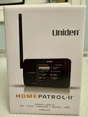 Uniden HomePatrol - 2 Farb-Touchscreen einfaches Programm Digital Scanner NEU - Bild 1 von 4