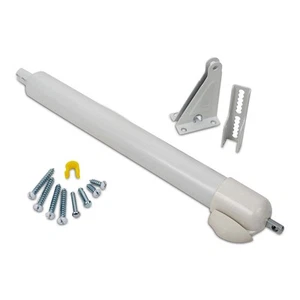 Touch & Hold Standard Screen Door Closer, Storm Door Closer, White - Picture 1 of 6